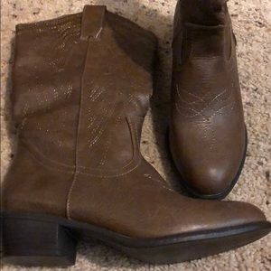 Cowboy style boots from Forever 21 - Brand New!